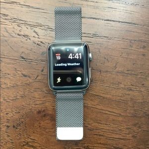 Apple Watch Stainless Steel Series 2 w/Band 42mm